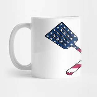 BBQ Utensils  American style Mug